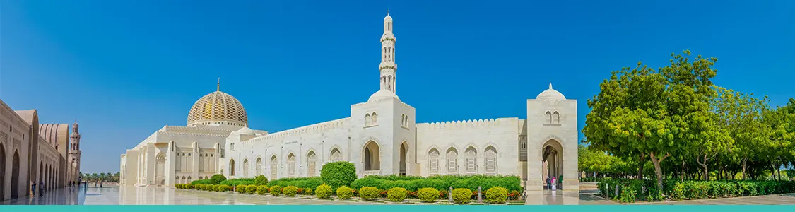 Sultan Qaboos Grand Mosque in Muscat, Oman